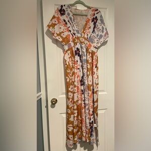 LYANER NWOT Multicolor Floral Maxi Dress